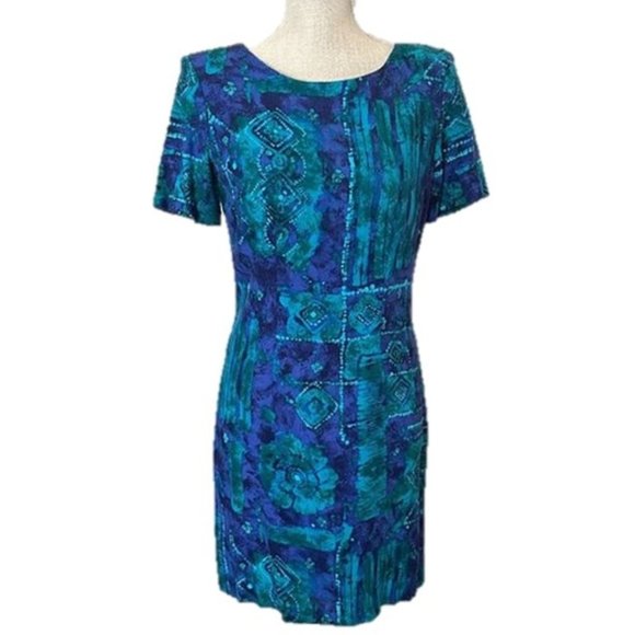 KC SPENCER NEW YORK Batik Dress - 4P - Picture 1 of 10